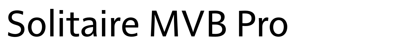 Solitaire MVB Pro